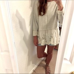 Altar’d State Lace Lined Sweater